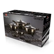 Kép 3/4 - Berlinger Haus Shiny Black Metallic Line 17 részes edénykészlet(BH-7146)