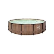 Kép 2/2 - Swing Teak hatású fémvázas medence 3,05*76 cm szűrő nélkül(3EXB0647)