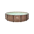 Kép 1/2 - Swing Teak hatású fémvázas medence 3,05*76 cm szűrő nélkül(3EXB0647)