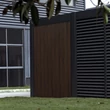 Kép 5/5 -  Rojaplast WPC Prestige WPC fali panel alumínium keretben kocsibeálló - pergolához - 3 méteres ( kiegészítő ) (3255)