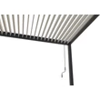 Kép 3/10 - Rojaplast intro plus bioklimatikus pergola falhoz 4X3 M - szürke, RAL 7016  (4322)