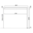 Kép 6/10 - Rojaplast intro plus bioklimatikus pergola falhoz 4X3 M - szürke, RAL 7016  (4322)