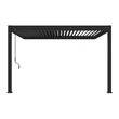 Kép 10/10 - Rojaplast intro plus bioklimatikus pergola falhoz 4X3 M - szürke, RAL 7016  (4322)