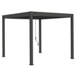 Kép 1/10 - Rojaplast intro neo bioklimatikus pergola 4X3 M - szürke, RAL 7016  (4343)