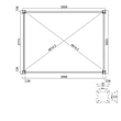 Kép 5/10 - Rojaplast intro neo bioklimatikus pergola 4X3 M - szürke, RAL 7016  (4343)