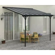 Kép 1/9 - Rojaplast Bruce F alumínium pergola, szürke polikarbonáttal, 436x305cm  (B436-1)