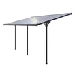 Kép 6/8 - Rojaplast Bruce H alumínium pergola, szürke polikarbonáttal, 557x305cm  (B557-1)