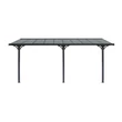 Kép 4/10 - Rojaplast Bruce J alumínium pergola, átlátszó polikarbonáttal, 618x305cm  (B618)