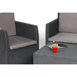 Kép 3/7 - TOOMAX Diana 5 seaters grafit műanyag ötszemélyes kerti bútor garnitúra. grafit