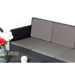 Kép 4/7 - TOOMAX Diana 5 seaters grafit műanyag ötszemélyes kerti bútor garnitúra. grafit