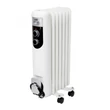 Kép 1/3 - Home FKOS 7 M elektromos olajradiátor, 600W/900W/1500W, 7 tagú, fehér