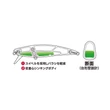 Kép 3/3 - DUO SPEARHEAD RYUKI 71S 7.1cm 10gr ADA4140 Lime Yamame OB