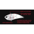 Kép 2/2 - DUO REALIS VIBRATION 62 G-FIX 6.2cm 14.5gr CCC3354 Ghost Red Tiger