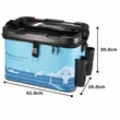 Kép 4/4 - MAJOR CRAFT TACKLE BAG MTB-40 EVA PERGETŐ TÁSKA 42*26*30cm Ocean Blue