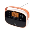 Kép 1/3 - SAL RPR4LCD táskarádió, AM-FM automatikus hangolás, 2x40 programhely, órakijelzés