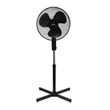 Kép 1/4 - Home SF 43 BK álló ventilátor, 45 W, 3 fokozat, 40 cm-es lapátátmérő, oszcillálás, fekete