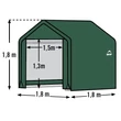 Kép 2/2 - tartalék vitorla - ponyva pavilon 1,8x1,8 m (70417EU) LG2053
