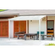 Kép 1/8 - alumínium pergola LANITPLAST WALL 33 fehér + clear PC LG2085