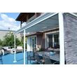 Kép 2/8 - alumínium pergola LANITPLAST WALL 33 fehér + clear PC LG2085