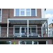 Kép 3/8 - alumínium pergola LANITPLAST WALL 33 fehér + clear PC LG2085