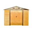 Kép 2/5 - fém kerti ház LANITPLAST MAXTORE WOOD 1112 LG2303