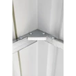 Kép 7/8 - fém kerti ház GLOBEL 65 ZÖLT + napfénytető LG2502