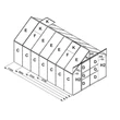 Kép 1/3 - tartalék üveg az üvegházhoz VITAVIA URANUS 9900 PC 4 mm LG2541