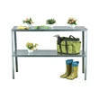 Kép 3/4 - acél állvány LANITPLAST 115x40 cm 2 db polccal ezüst GSD2 LG2640