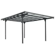 Kép 1/8 - alumínium pergola LANITPLAST ALU 53 antracit + clear PC LG4148