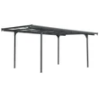 Kép 2/8 - alumínium pergola LANITPLAST ALU 53 antracit + clear PC LG4148