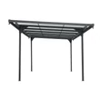 Kép 3/8 - alumínium pergola LANITPLAST ALU 53 antracit + clear PC LG4148