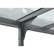 Kép 4/8 - alumínium pergola LANITPLAST ALU 53 antracit + clear PC LG4148