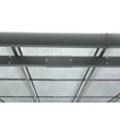 Kép 5/8 - alumínium pergola LANITPLAST ALU 53 antracit + clear PC LG4148