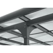 Kép 7/8 - alumínium pergola LANITPLAST ALU 53 antracit + clear PC LG4148