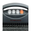 Kép 4/9 - Home FK 21 álló elektromos halogén hősugárzó fűtőtest, 400W/800W/1200W, oszcillálás, IP20 védelem, fekete/ezüst