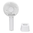 Kép 2/4 - HOME Kézi, tölthető ventilátor, 9cm, fehér (HF 9/WH)[SG]