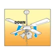 Kép 4/4 - HOME Mennyezeti ventilátor, fehér, 3xE27 lámpa, 105 cm, 50 W (CF 1050 L)[SG]