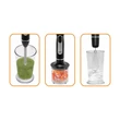 Kép 2/3 - HOME Botmixer készlet, 600 W (HG BMS 64)[SG]