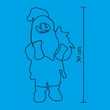 Kép 4/4 - HOME Táncoló, zenélő Mikulás, piros nadrág, 30 cm (KDD 32)[SG]