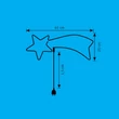 Kép 3/3 - HOME Hullócsillag neon-light, kültéri, 31x64cm (NEON 1)[SG]
