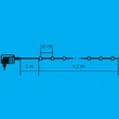 Kép 5/5 - HOME LED-es villanykörte fényfüzér, 20 LED, melegfehér (LP 20/WW)[SG]