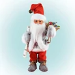 Kép 1/4 - Home KDD 32 táncoló, zenélő mikulás, 30 cm magas