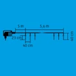 Kép 2/2 - HOME Jégcsap fényfüzér, 240 hidegfehér LED, IP44 hálózati adapter (KJL 240)[SG]