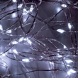 Kép 1/6 - Home ML 200/WH micro LED-es fényfüzérköteg, 200 db hidegfehér micro LED, 10 ágú, vékony, ezüstszínű vezeték, hálózati adapter, kül- és beltéri kivitel