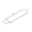 Kép 3/6 - Palram - Canopia Skylight Utility Shelf (704883)