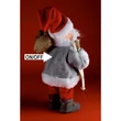 Kép 3/4 - HOME Táncoló, zenélő Mikulás, piros nadrág, 30 cm (KDD 32)[SG]