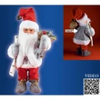Kép 2/4 - HOME Táncoló, zenélő Mikulás, piros nadrág, 30 cm (KDD 32)[SG]