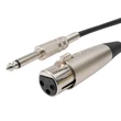 Kép 2/6 - SAL Kézi mikrofon, fém, s.kék, XLR-6,3mm (M 8)[SG]