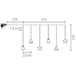 Kép 3/3 - HOME Micro LED-es, figurás fényfüggöny, 10 figura, melegfehér LED (KAF 11/WW)[SG]