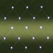 Kép 2/3 - HOME LED- es kültéri háló, 160 db hidegfehér LED, 2 x 1.5 m, zöld vezeték, 5 m tápvezeték (KLN 160C/WH)[SG]